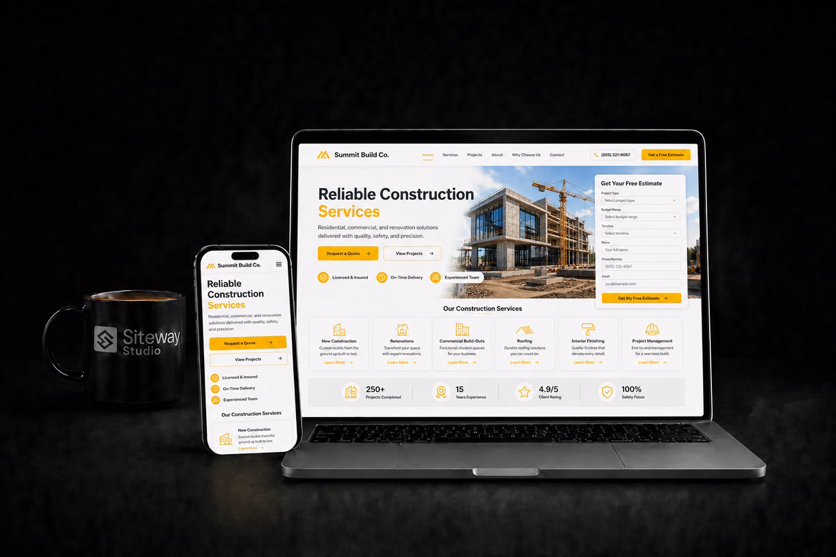 construction siteway studio